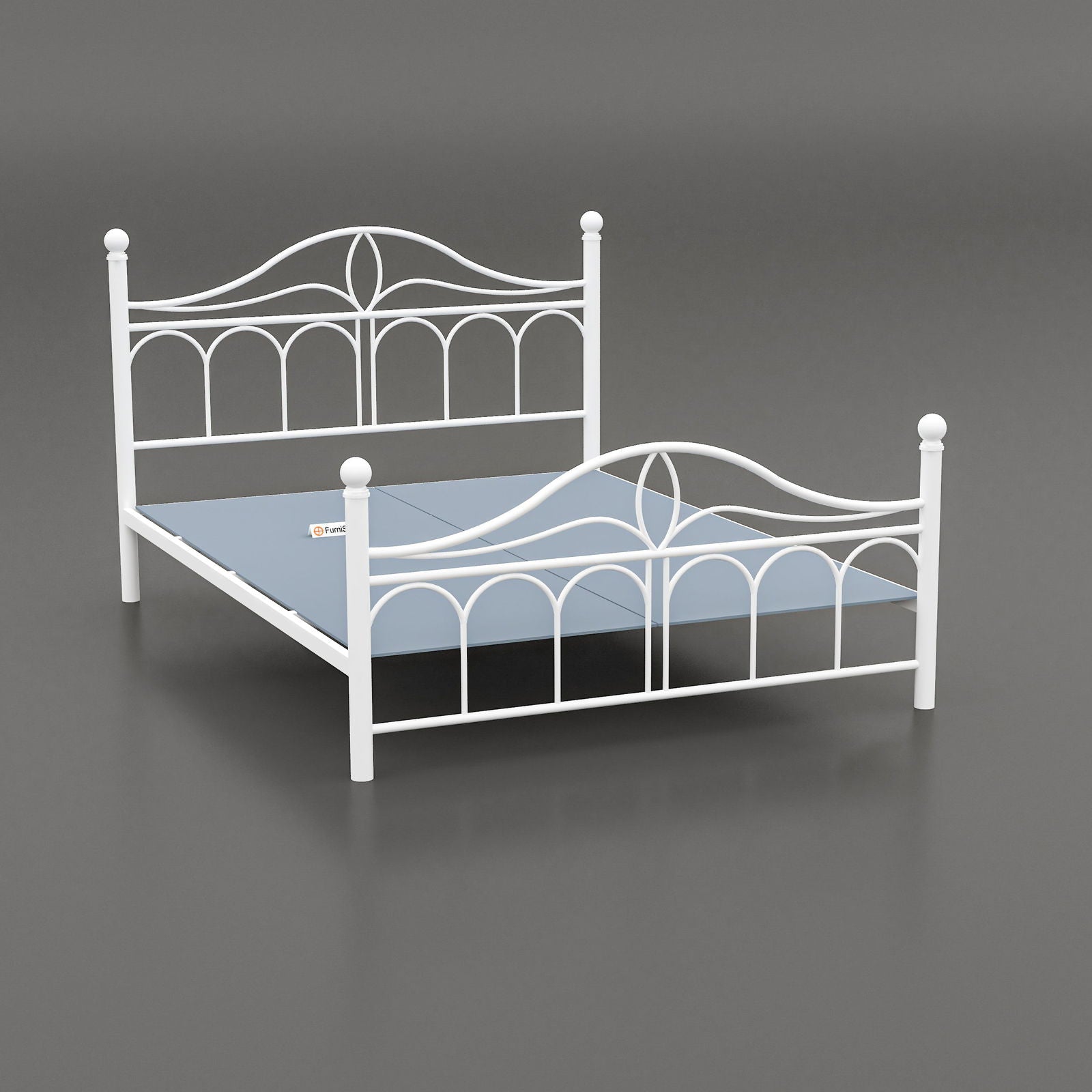 MetalCraft Elegant Design Iron Bed - Furnishiaa -  -